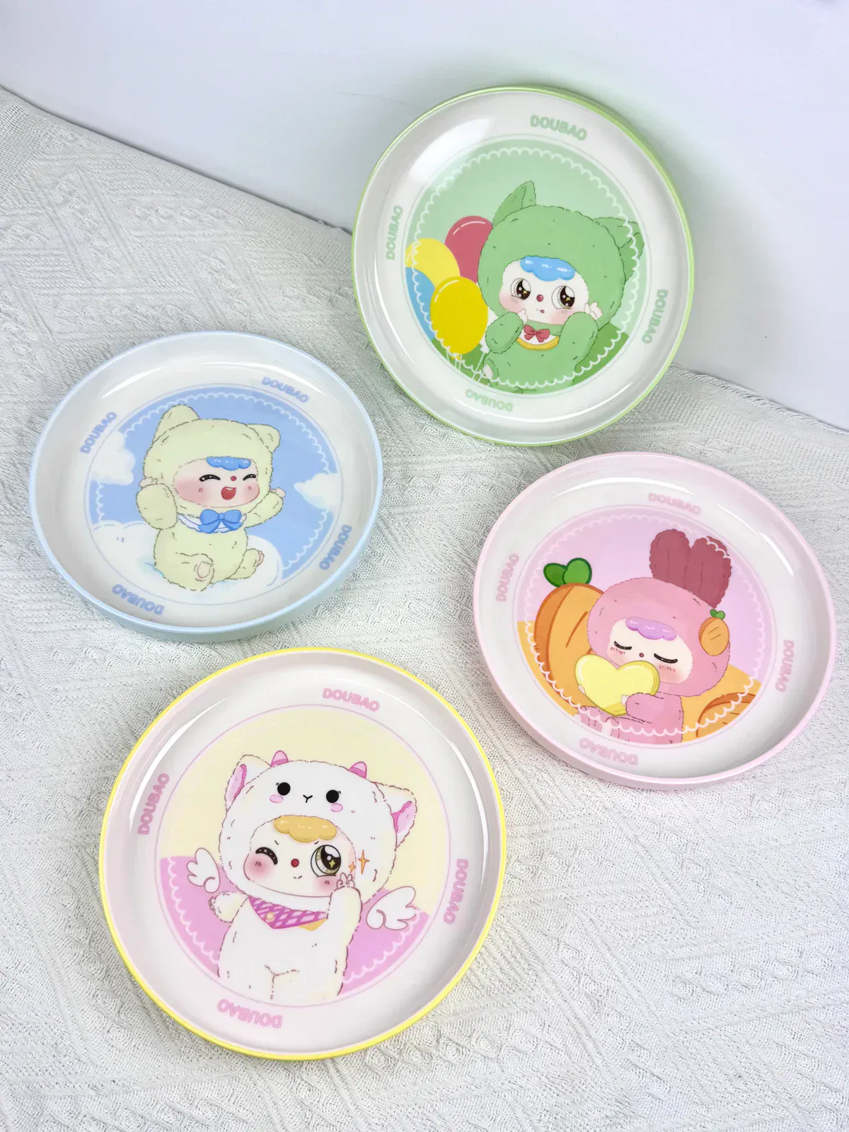 Doubao Ceramic-Style Melamine Plate Blind Box - Image 3