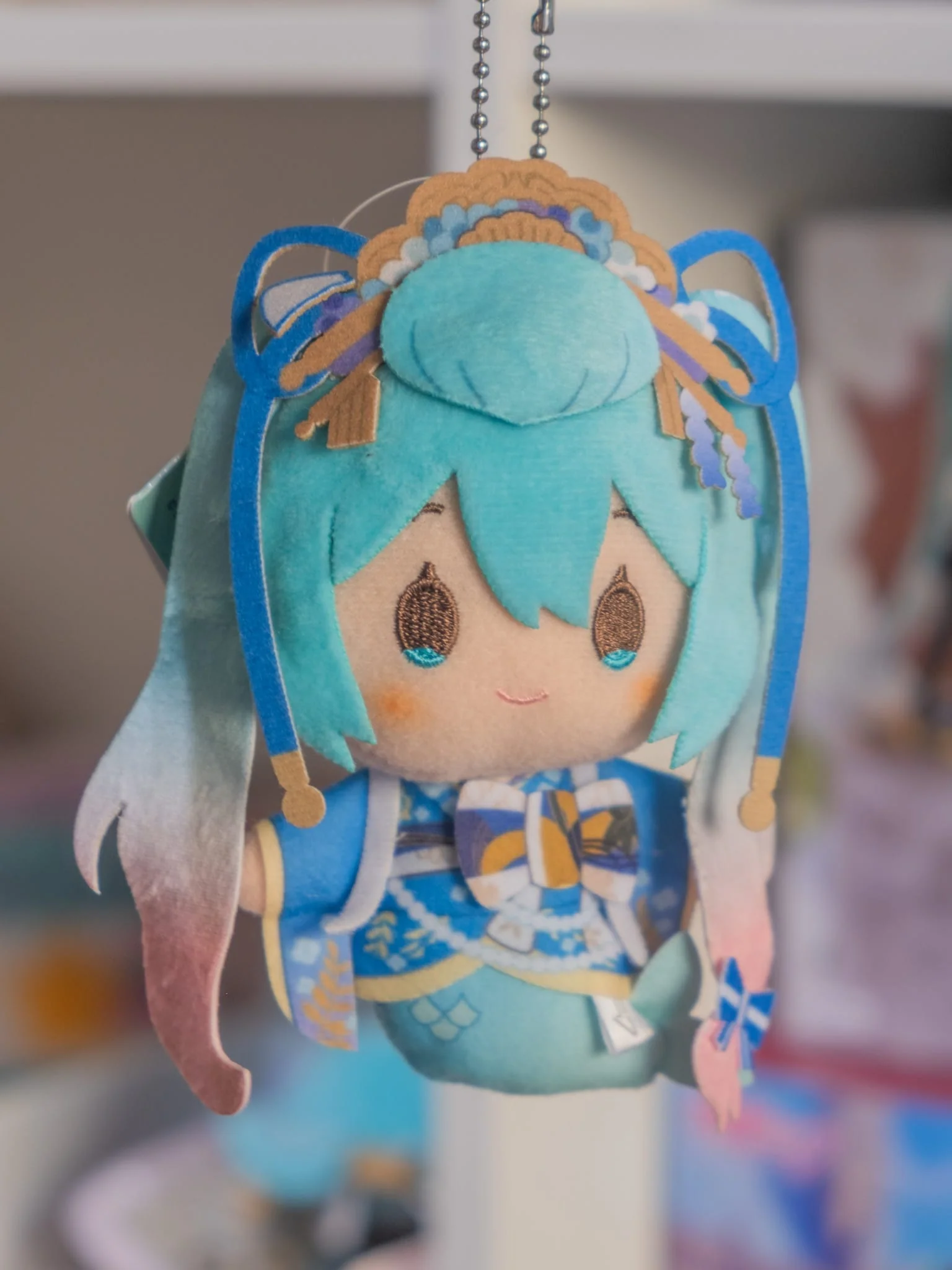 Hatsune Miku Hyakki Yagyō Mermaid Version Plush Keychain - Image 3