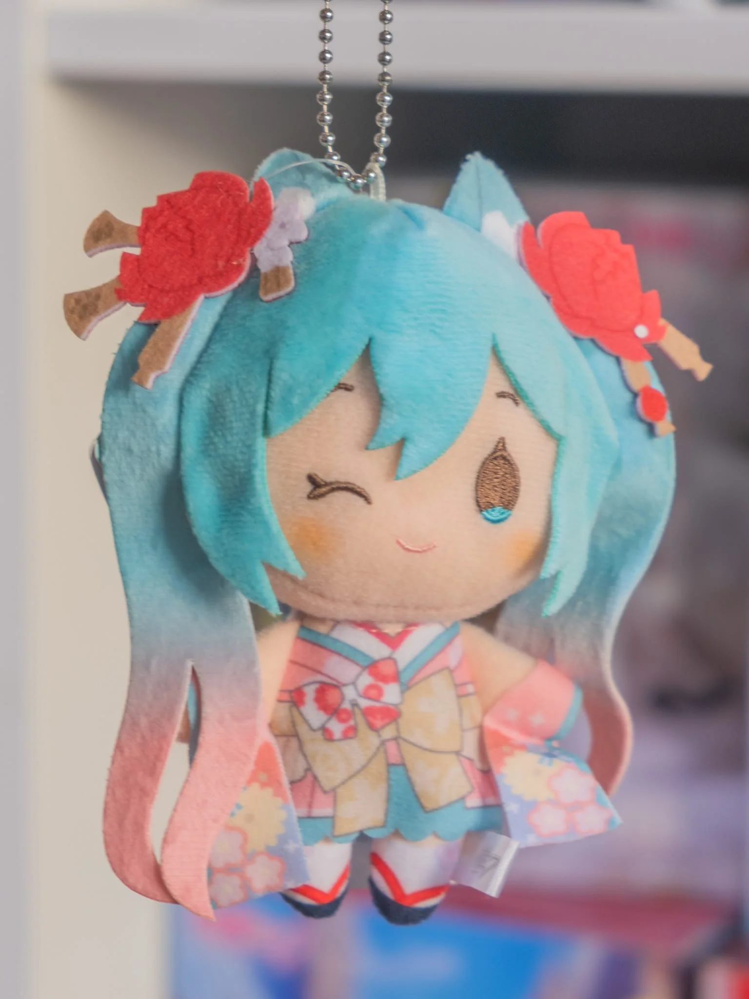 Miku Hyakkiyakou Cat Mascot Keychain - Image 3