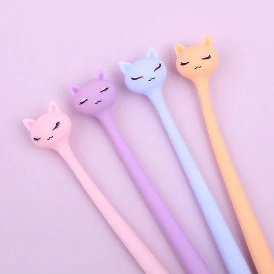 Pastel Cat Wiggle Gel Pen - Image 3