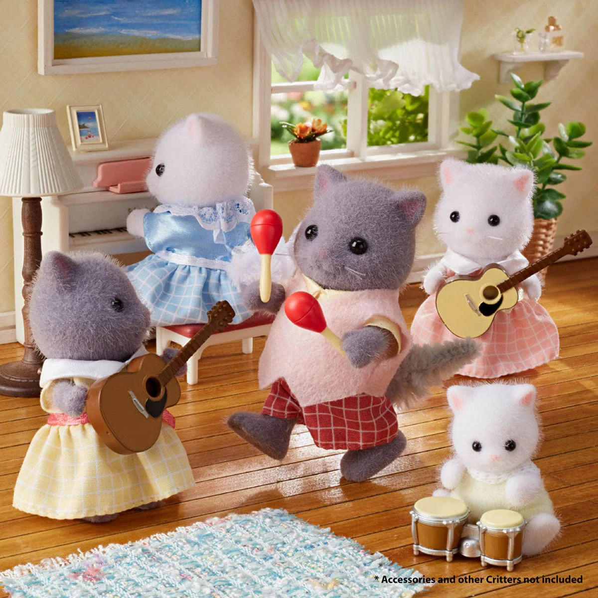 Persian Cat Family Calico Critters Playset - Image 3