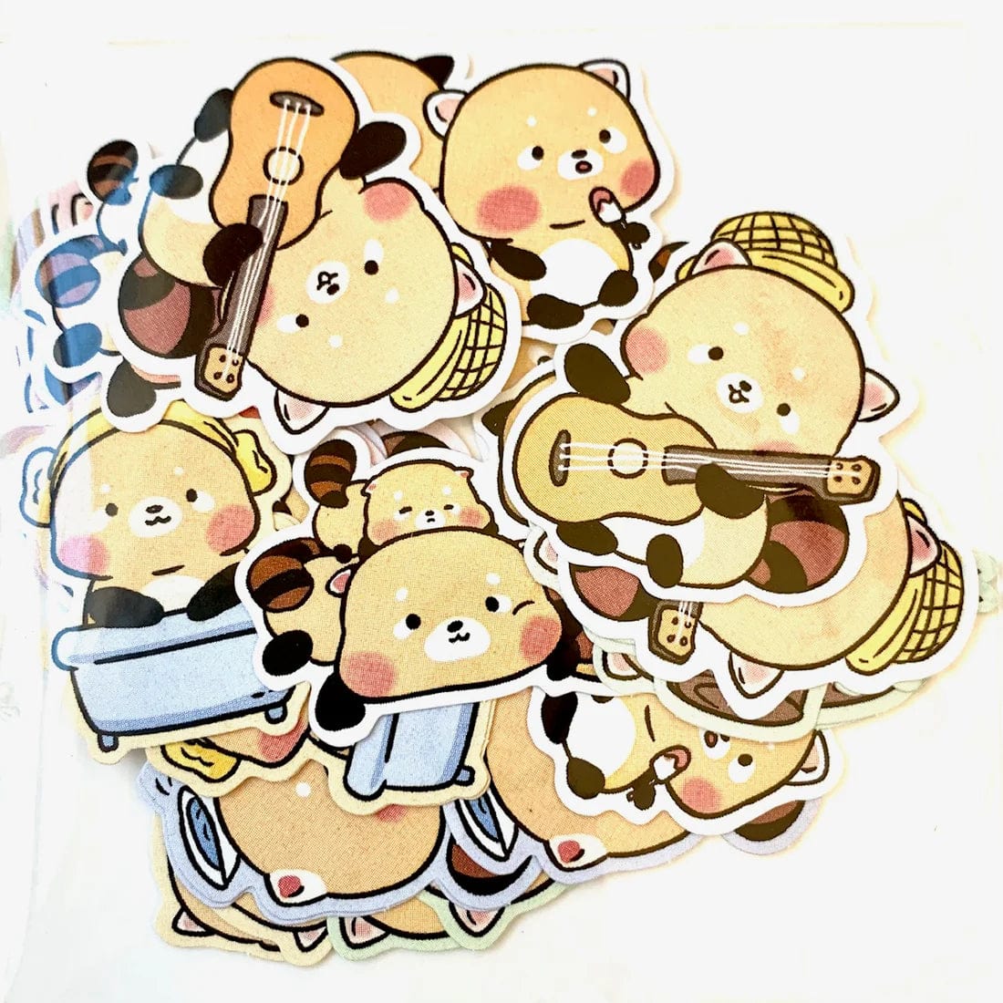 Red Panda Daily Life Sticker Flakes - Image 3