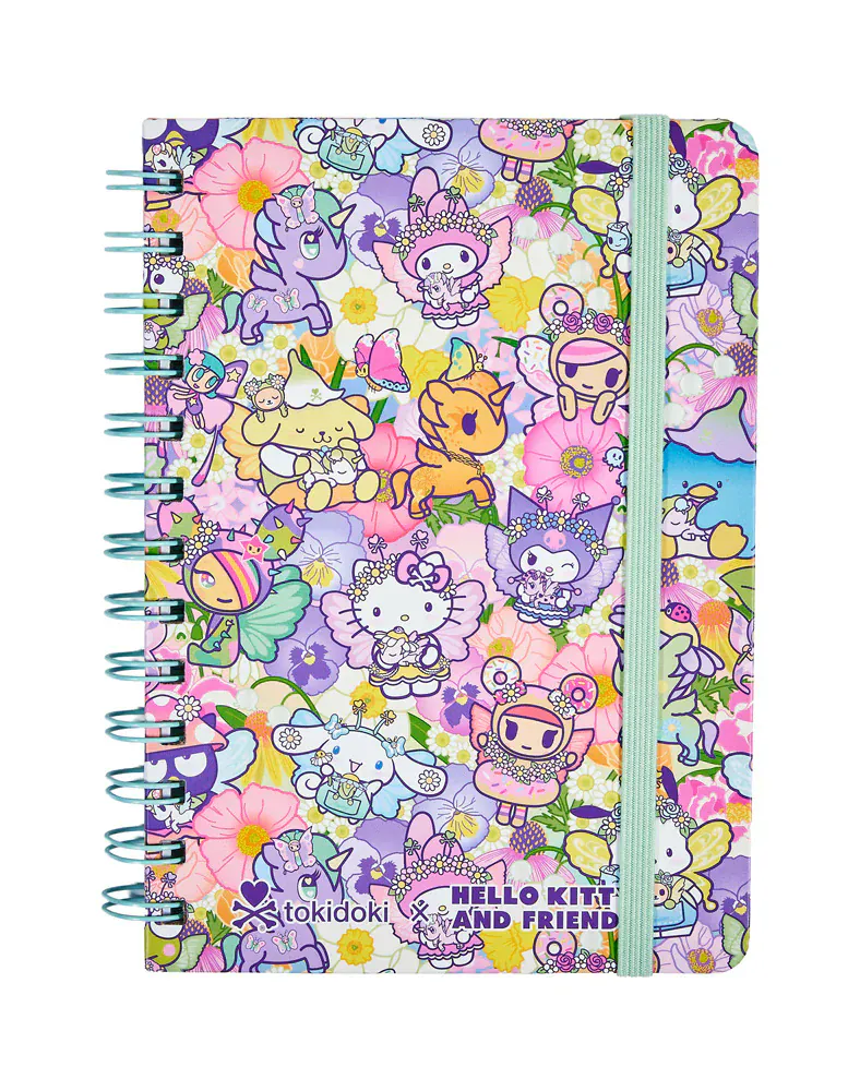 tokidoki x Hello Kitty Friends Butterfly Garden Spiral Notebook - Image 3