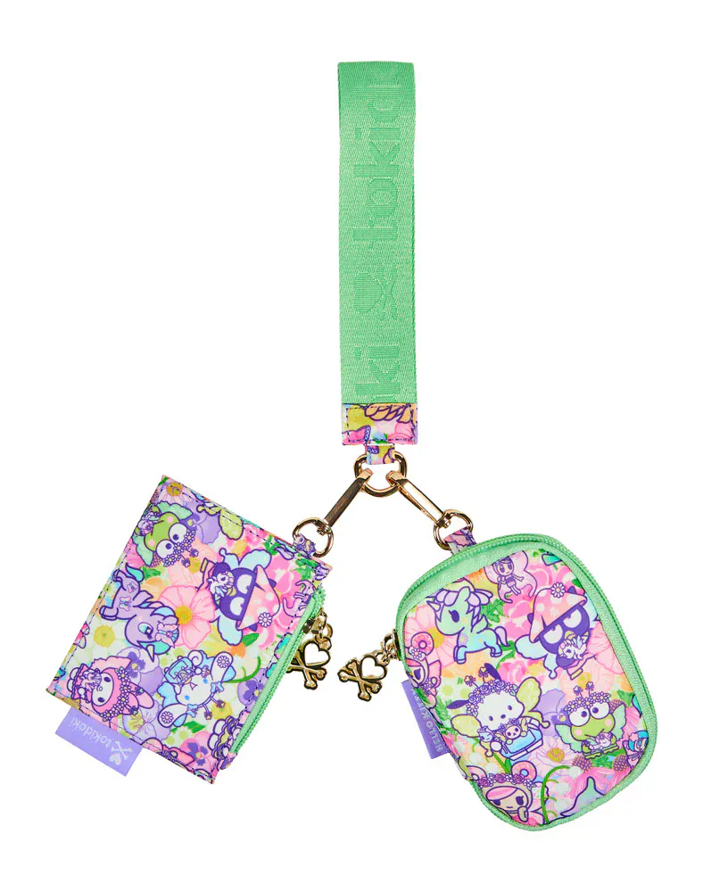 tokidoki x Hello Kitty & Friends Butterfly Garden Dual Pouch Wristlet - Image 3